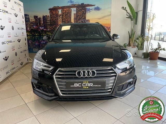 Usata Audi A4 S-Line 150 CV (110 kW) 2018 Nero Station wagon