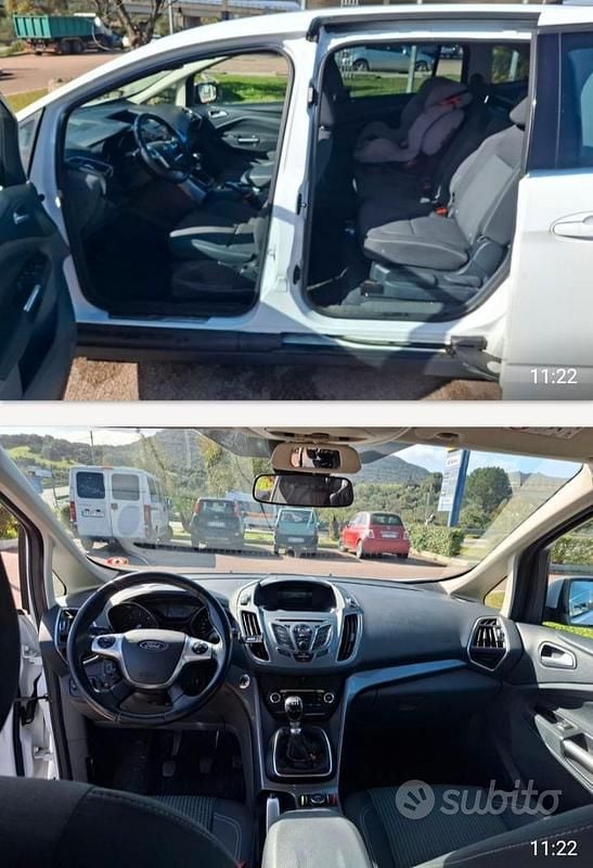 Usata Ford Grand C-Max 115 CV (84 kW) 2015 Bianco Monovolume