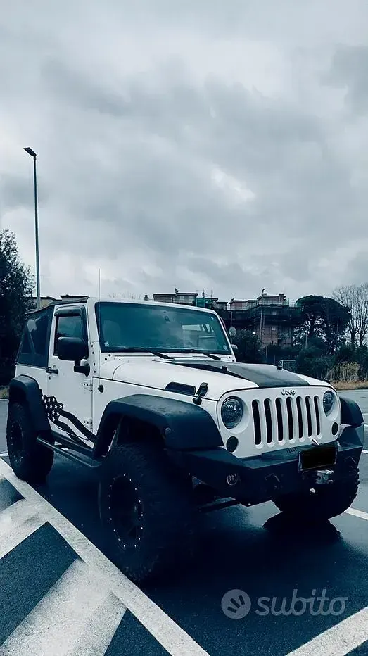 Usata Jeep Wrangler Rubicon 177 CV (130 kW) 2007 Bianco SUV