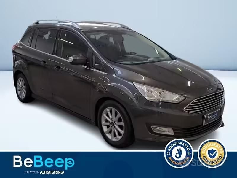 Usata Ford C-MAX Titanium S 125 CV (91 kW) 2017 Blu Monovolume