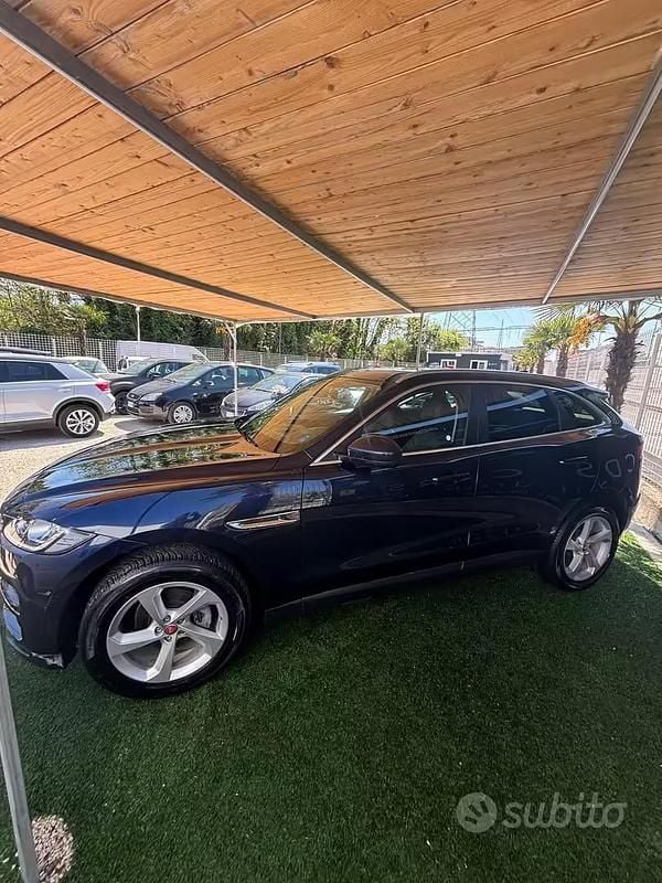 Usata Jaguar F-Pace Pure 180 CV (132 kW) 2016 Blu SUV