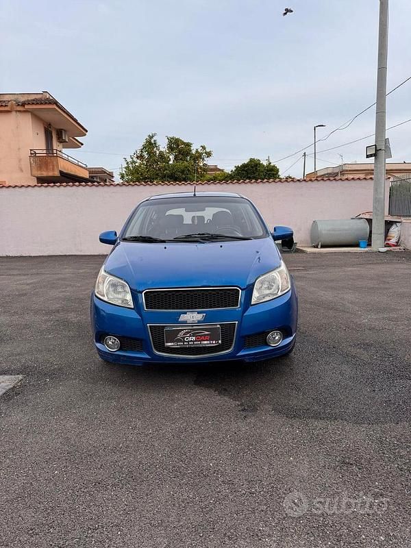Usata Chevrolet Aveo LS 81 CV (59 kW) 2009 Blu Berlina