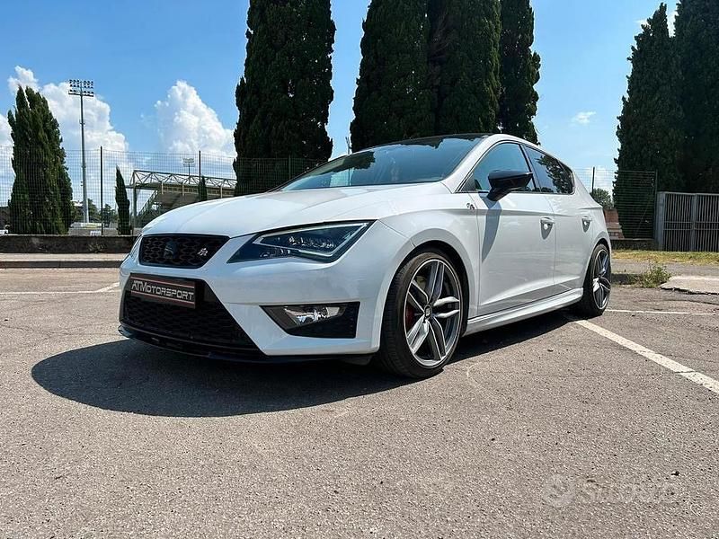 Usata Seat Leon FR 150 CV (110 kW) 2016 Bianco Berlina