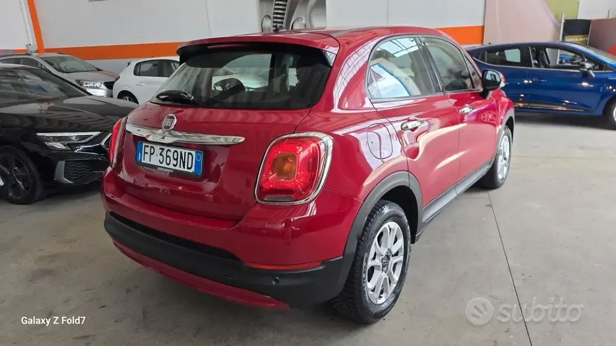 Usata Fiat 500X Cross 140 CV (102 kW) 2018 Rosso SUV