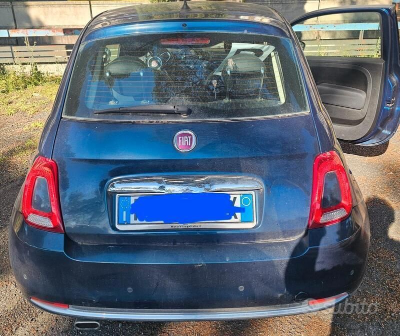 Usata Fiat 500 69 CV (50 kW) 2018 Blu Utilitaria