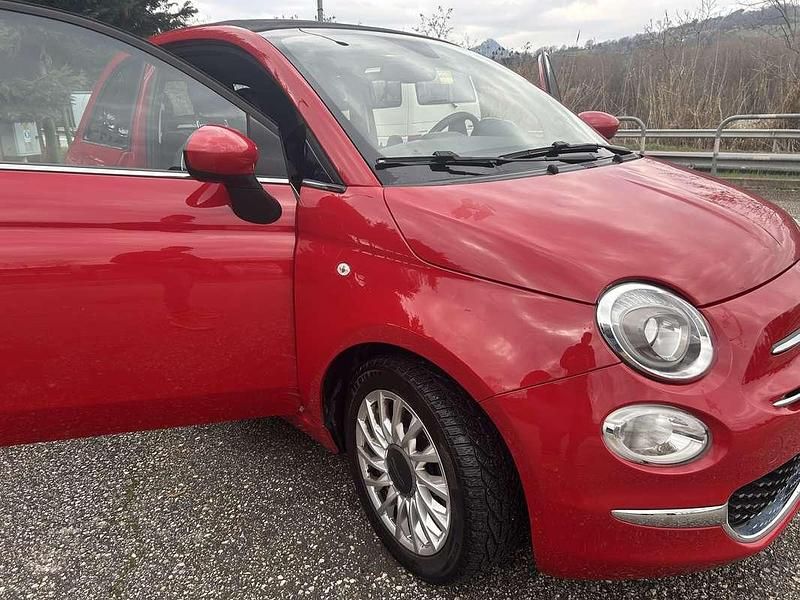 Usata Fiat 500C Pop Star 95 CV (69 kW) 2016 Rosso Cabrio