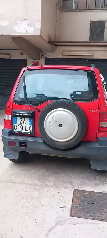 Usata Mitsubishi Pajero 129 CV (94 kW) 2002 Rosso SUV