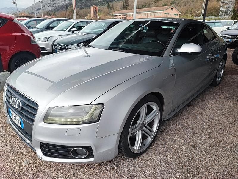 Usata Audi A5 S-Line 190 CV (139 kW) 2010 Argento Coupé
