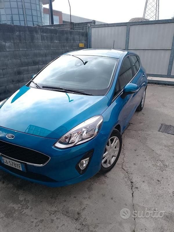 Usata Ford Fiesta 75 CV (55 kW) 2020 Blu Utilitaria