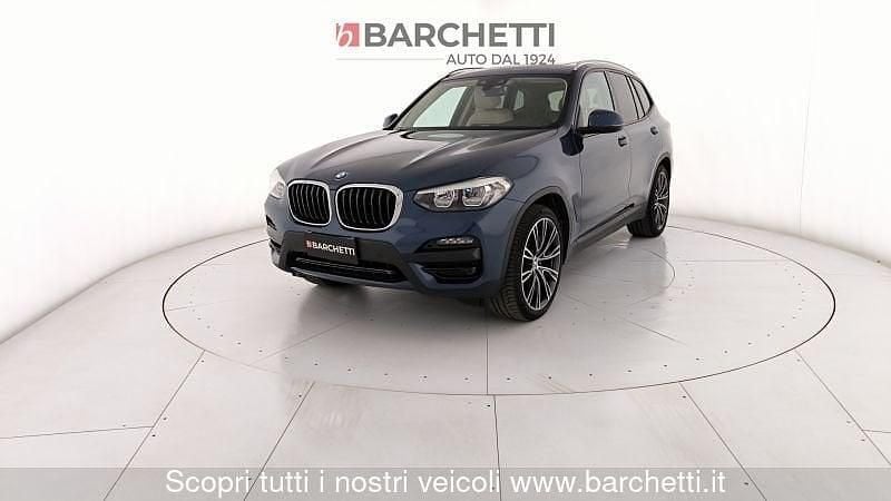 Usata BMW X3 Advantage 190 CV (139 kW) 2021 Blu SUV