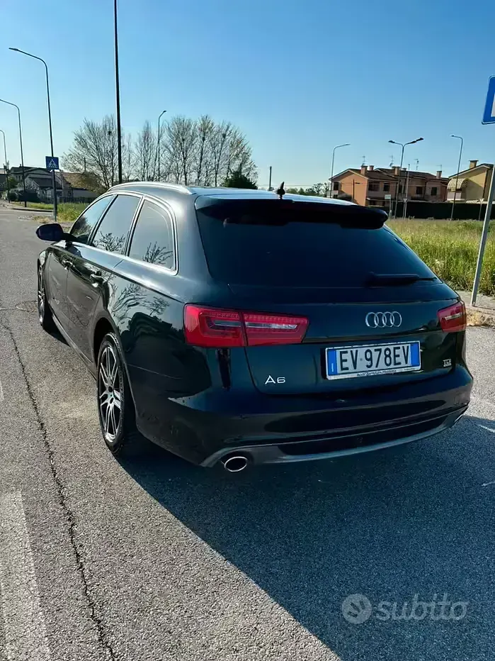 Usata Audi A6 S-Line 204 CV (150 kW) 2014 Nero Station wagon