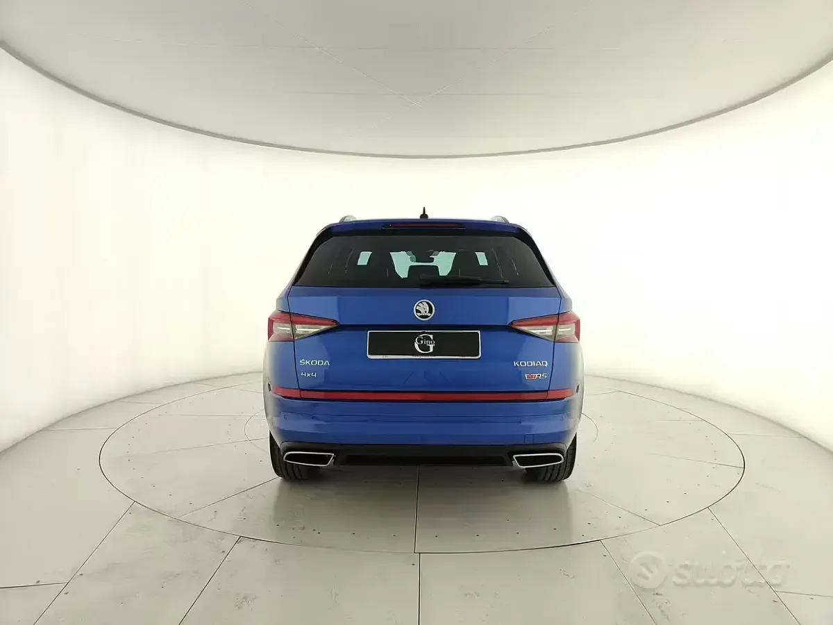 Usata Skoda Kodiaq RS 239 CV (175 kW) 2019 Blu elettrico SUV