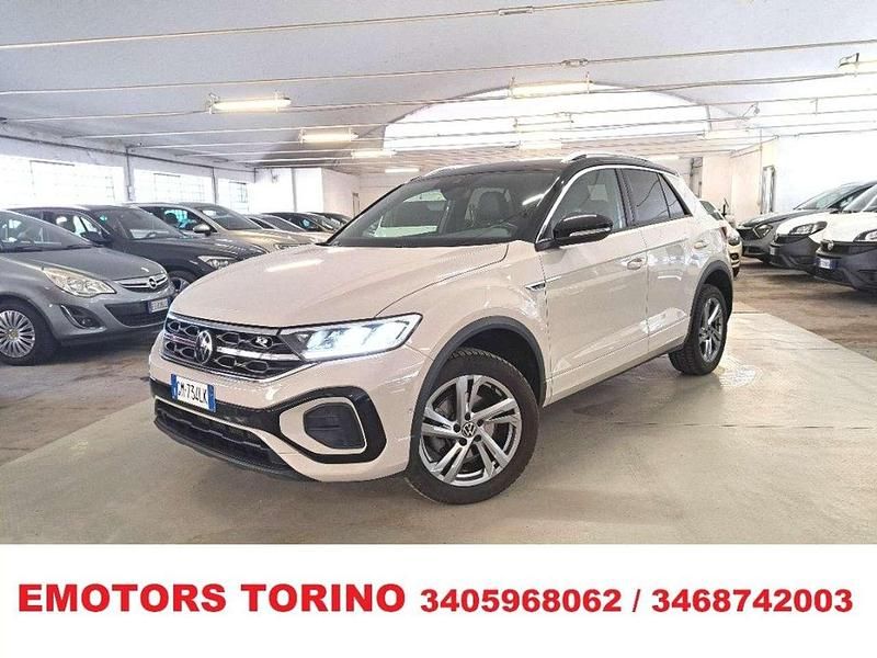 Usata VW T-Roc R-line 150 CV (110 kW) 2023 Bianco SUV