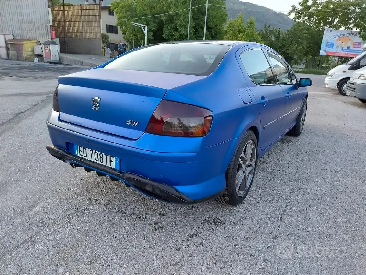 Usata Peugeot 407 109 CV (80 kW) 2007 Blu Berlina