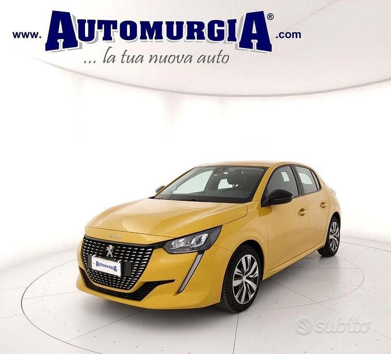 Usata Peugeot 208 Active 75 CV (55 kW) 2023 Giallo Utilitaria