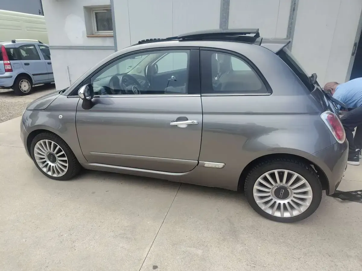 Usata Fiat 500 Lounge 86 CV (63 kW) 2011 Grigio Utilitaria