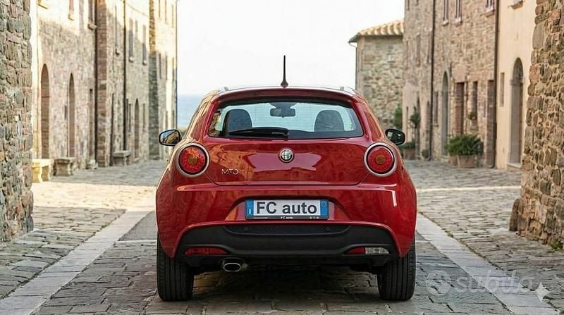 Usata Alfa Romeo MiTo Super 78 CV (57 kW) 2017 Rosso Utilitaria
