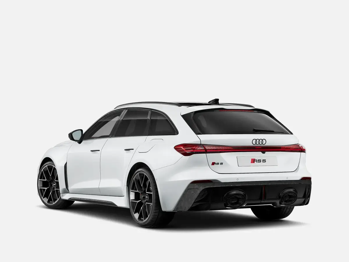 Nuova Audi RS5 Comfort 510 CV (375 kW) 2026 Bianco ghiaccio metallizzato Station wagon