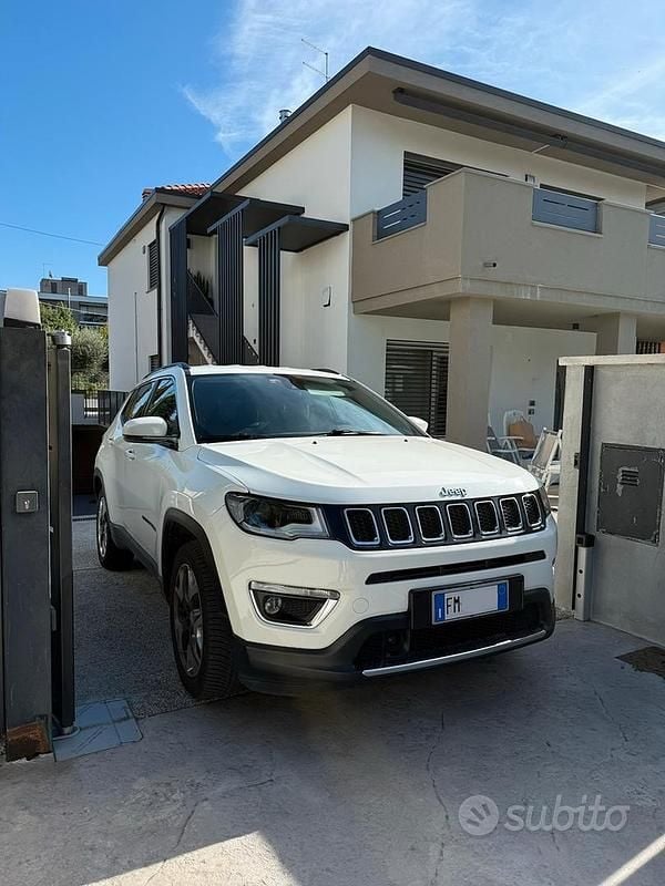 Bianco Usata 2018 Jeep Compass Limited SUV | 14.000 € (Super prezzo) - Immagine 1/4