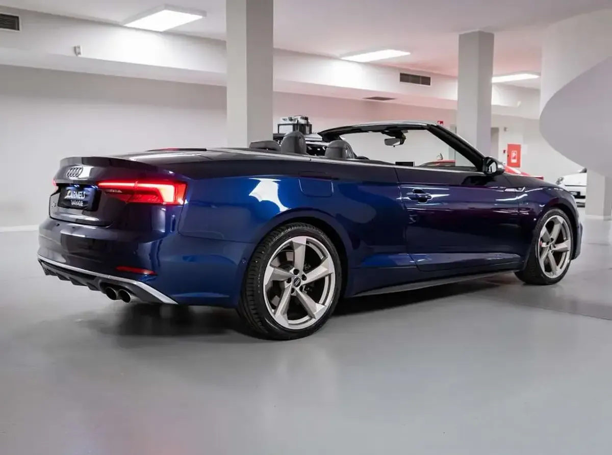 Usata Audi S5 Cabriolet Business 354 CV (260 kW) 2017 Blu metallizzato Cabrio