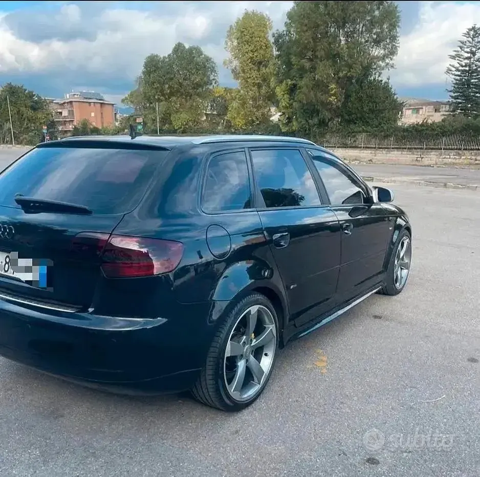 Usata Audi A3 140 CV (102 kW) 2008 Nero Utilitaria