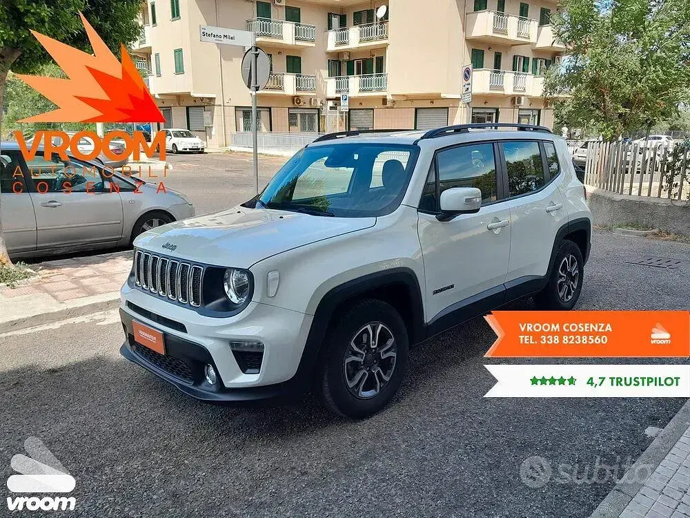 Begagnad Jeep Renegade Longitude 120 HK (88 kW) 2019 Vit SUV