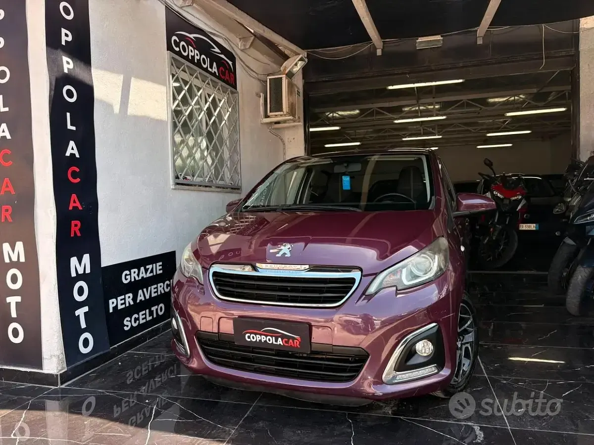 Usata Peugeot 108 Allure 82 CV (60 kW) 2015 Viola Berlina