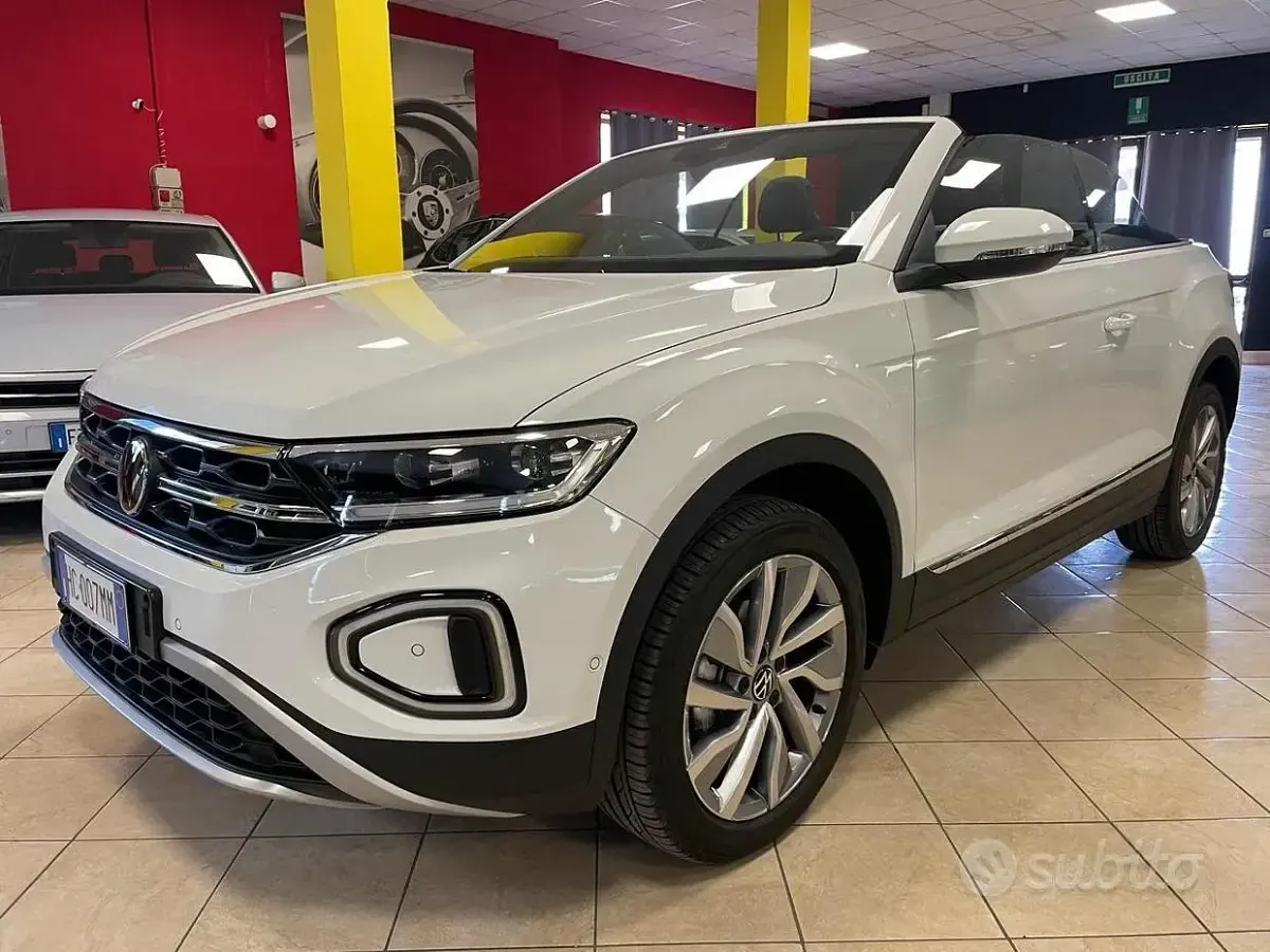 Nuova VW T-Roc Cabriolet 150 CV (110 kW) 2026 Bianco Cabrio