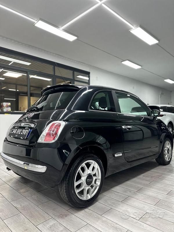 Usata Fiat 500 Lounge 69 CV (50 kW) 2008 Nero Utilitaria