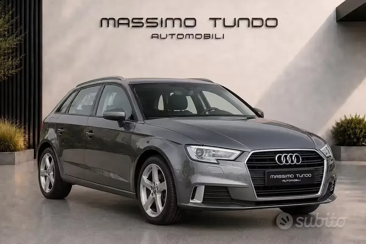 Usata Audi A3 Sport 116 CV (85 kW) 2018 Grigio Berlina
