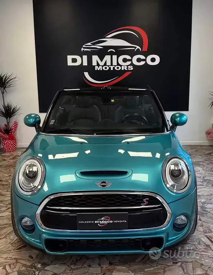 Usata Mini Cooper S Cabriolet 192 CV (141 kW) 2016 Blu Cabrio