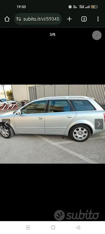Usata Audi A4 130 CV (95 kW) 2004 Grigio Station wagon