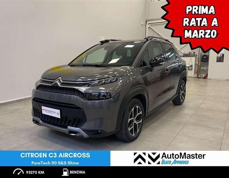 Grigio Usata 2022 Citroën C3 Aircross PureTech SUV | 12.500 € (Buon prezzo) - Immagine 1/4