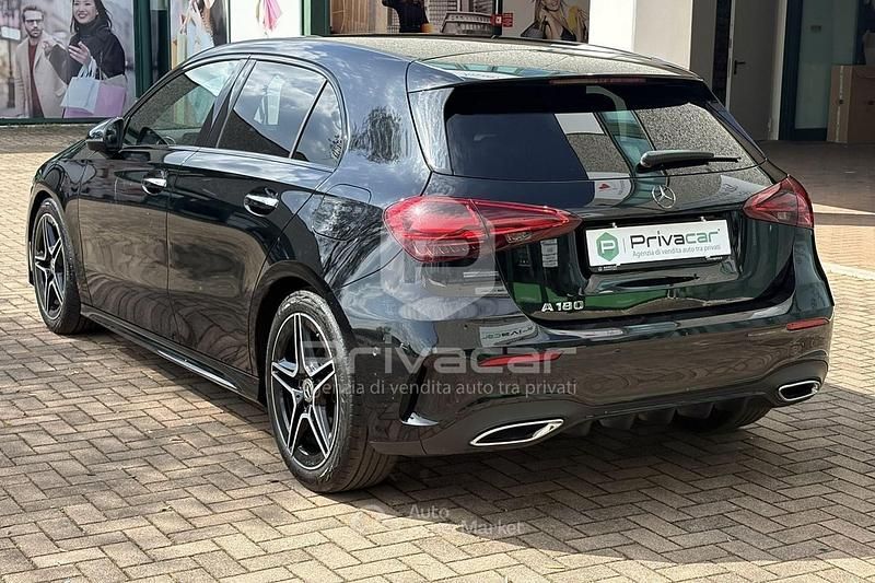 Usata Mercedes A180 AMG Line Premium 136 CV (100 kW) 2024 Nero Berlina