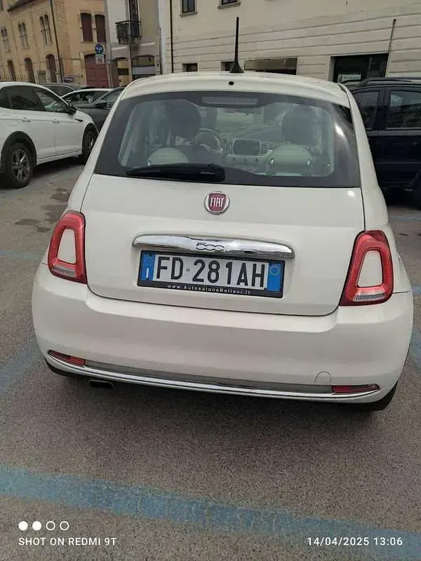 Usata Fiat 500 Lounge 95 CV (69 kW) 2016 Bianco Utilitaria