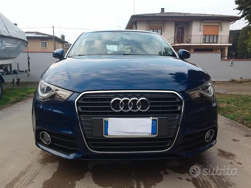 Usata Audi A1 S-Line 105 CV (77 kW) 2011 Blu Utilitaria