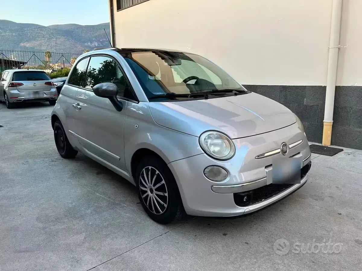 Usata Fiat 500 100 CV (73 kW) 2009 Grigio Cabrio
