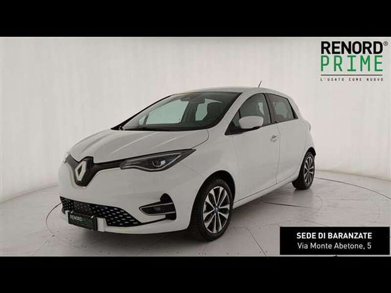 Usata Renault Zoe Intens 100 kW (136 CV) 2020 Bianco Utilitaria