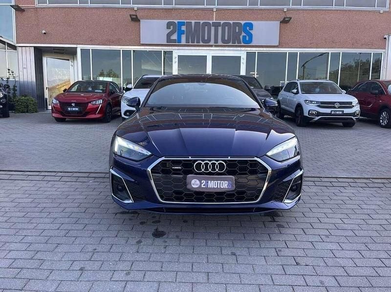 Usata Audi A5 S-Line 204 CV (150 kW) 2022 Blu/azzurro Coupé