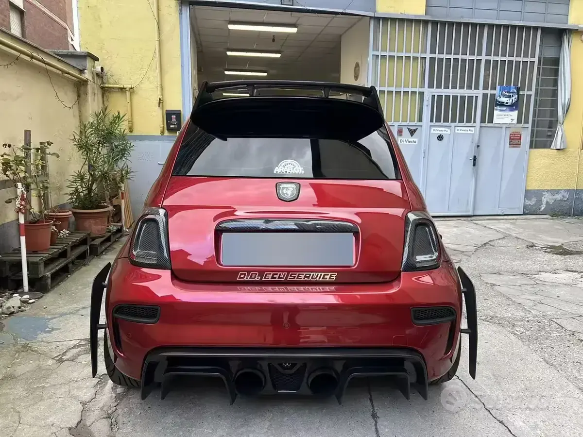 Usata Abarth 595 165 CV (121 kW) 2018 Rosso Berlina