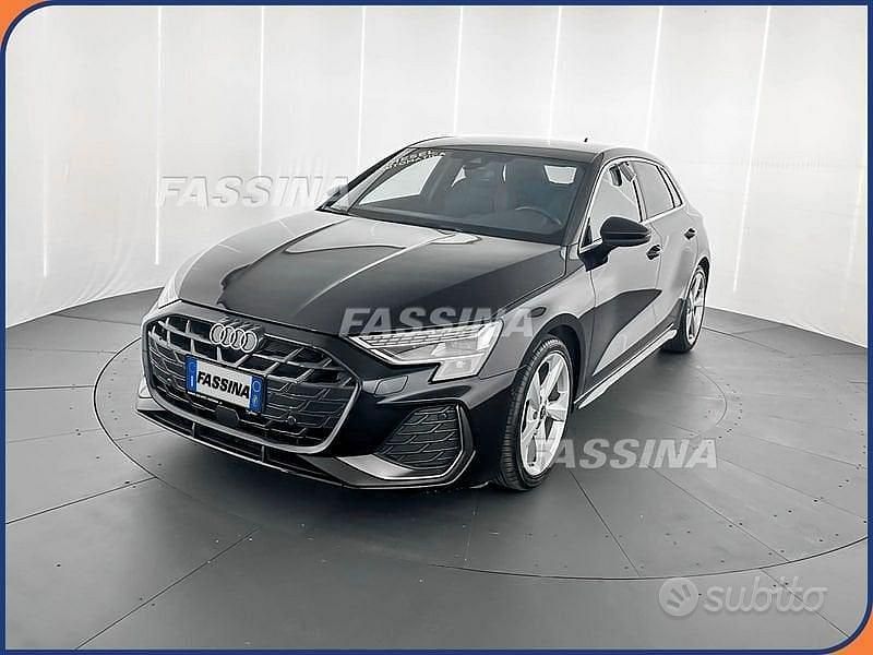 Usata Audi A3 S-Line 150 CV (110 kW) 2025 Nero Berlina