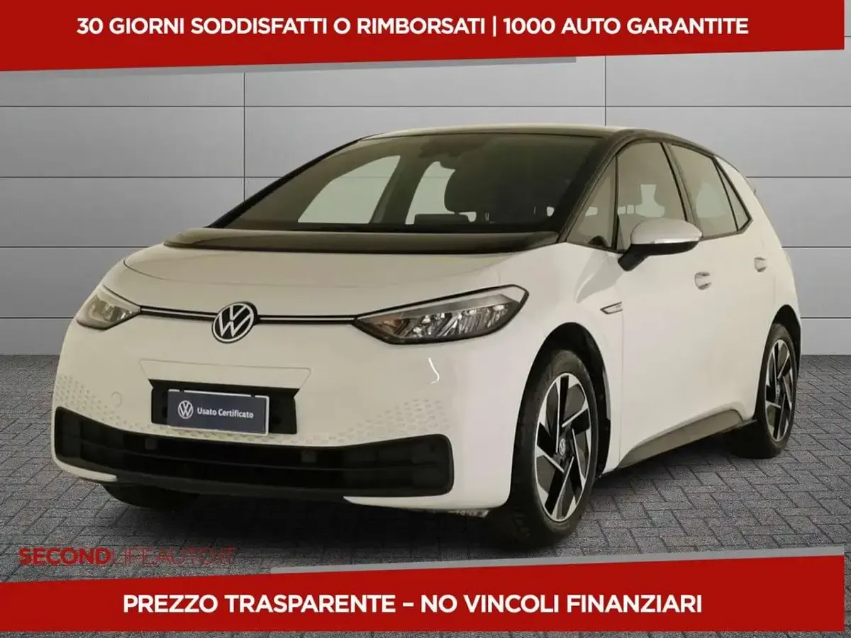 Usata VW ID.3 Pro Performance 150 kW (204 CV) 2023 Bianco Utilitaria