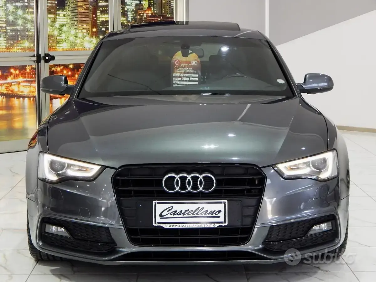 Usata Audi A5 Sportback S-Line 190 CV (139 kW) 2016 Grigio Utilitaria