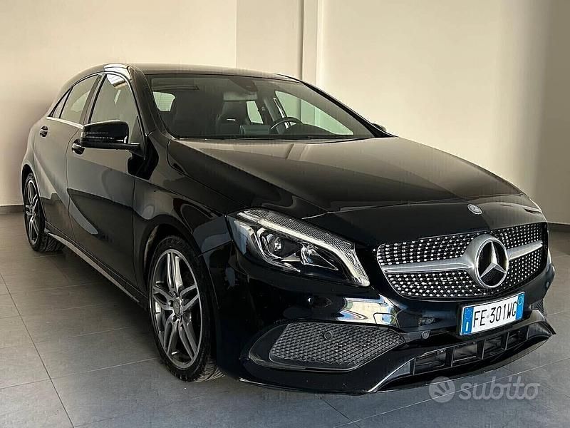 Usata Mercedes A160 Premium 89 CV (65 kW) 2016 Nero Berlina