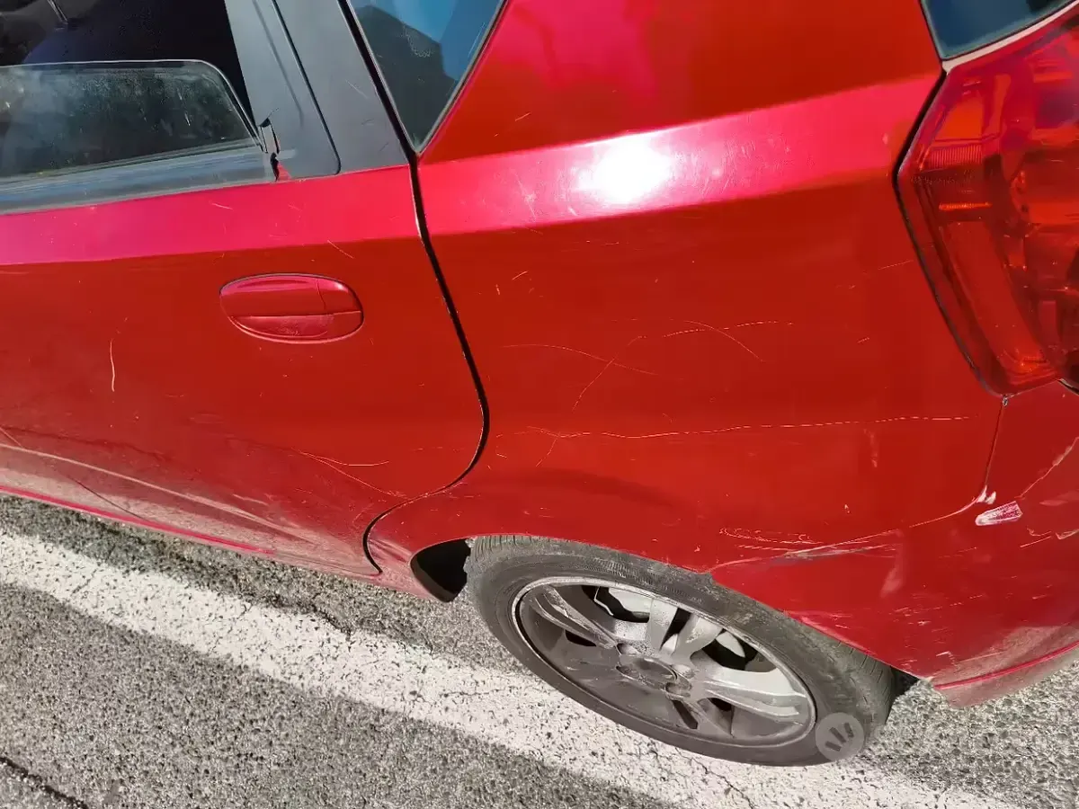 Usata Chevrolet Aveo 84 CV (61 kW) 2009 Rosso Berlina