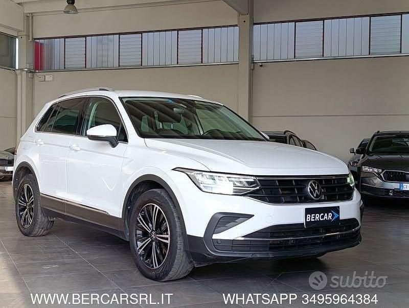 Usata VW Tiguan Life 245 CV (180 kW) 2021 Bianco SUV