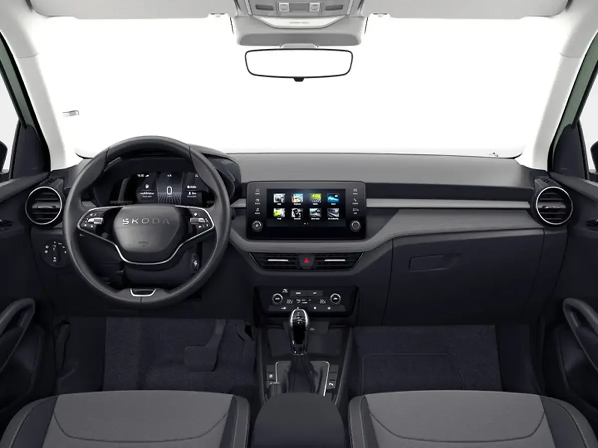 Nuova Skoda Fabia 116 CV (85 kW) 2026 Verde dolomite nero tulipano perlato Utilitaria