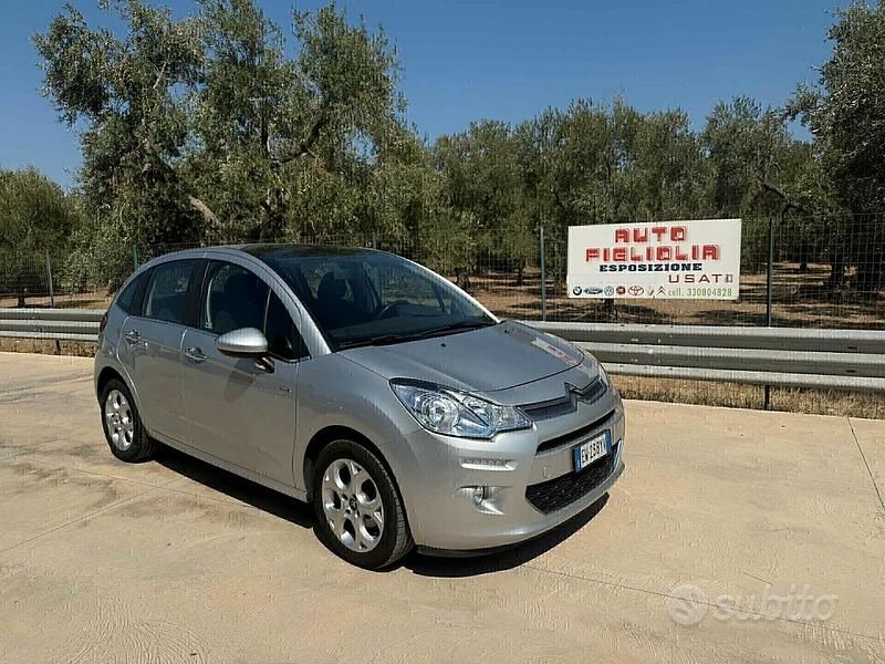 Argento Usata 2014 Citroën C3 Exclusive Tre volumi | 5999 € (Buon prezzo) - Immagine 1/4