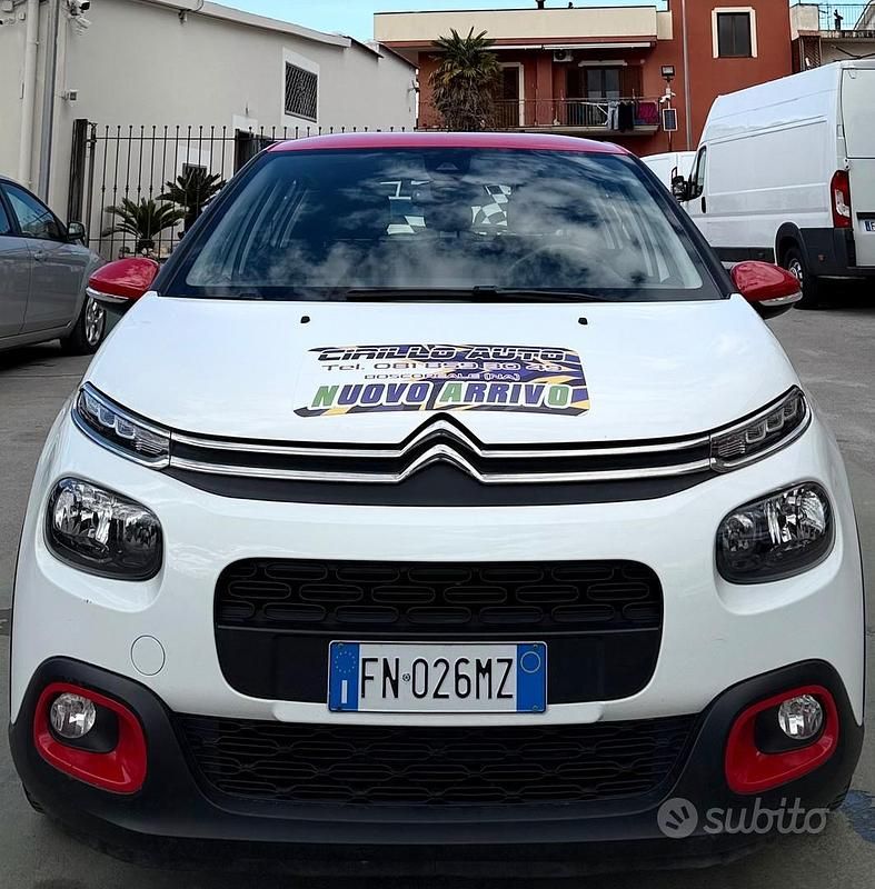 Usata Citroën C3 Shine 75 CV (55 kW) 2018 Bianco Utilitaria