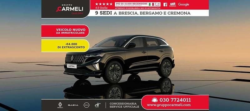 Nuova Renault Austral Esprit Alpine 199 CV (146 kW) 2026 Nero etoilé SUV